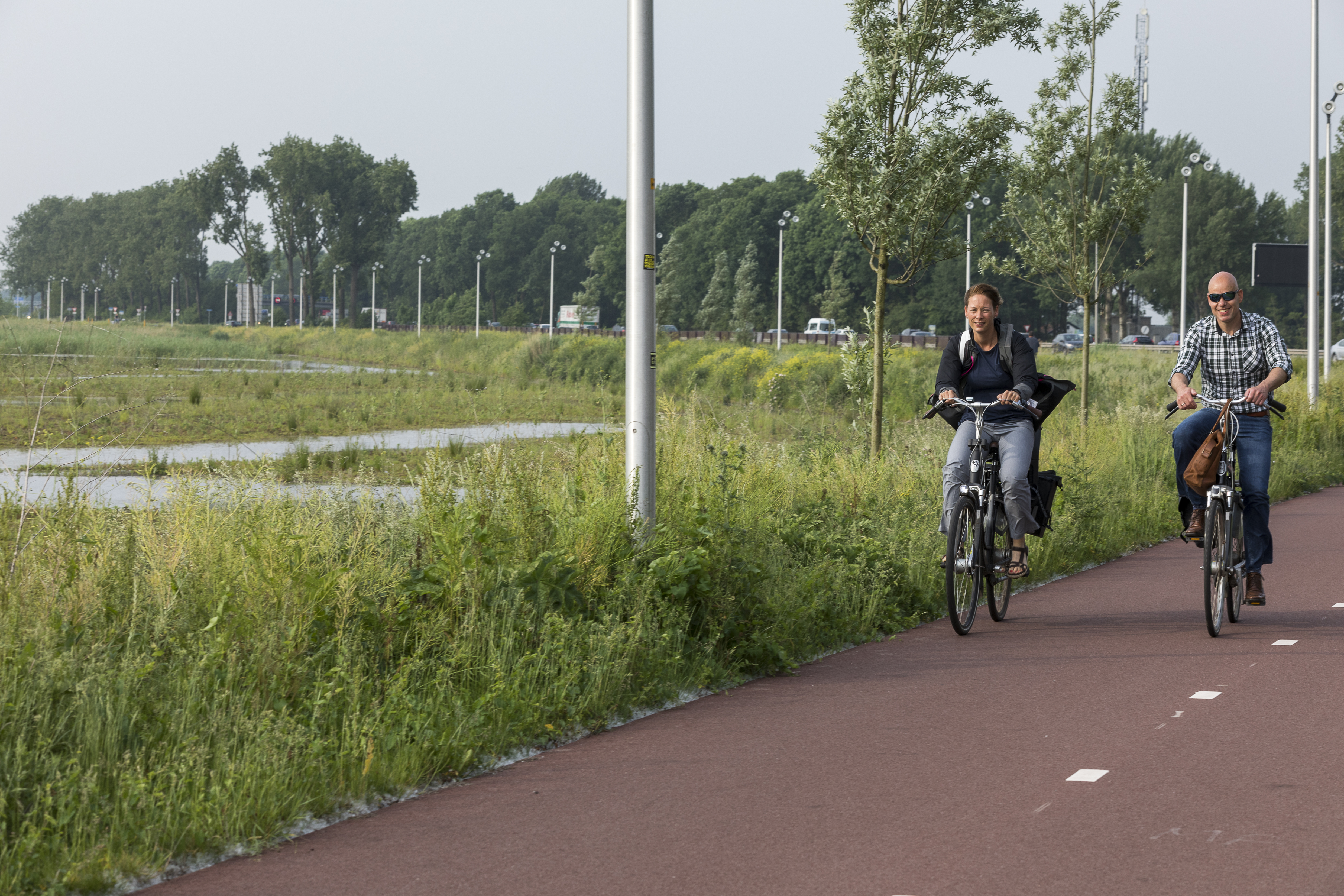 Snelfietspaden: 2 fietsers